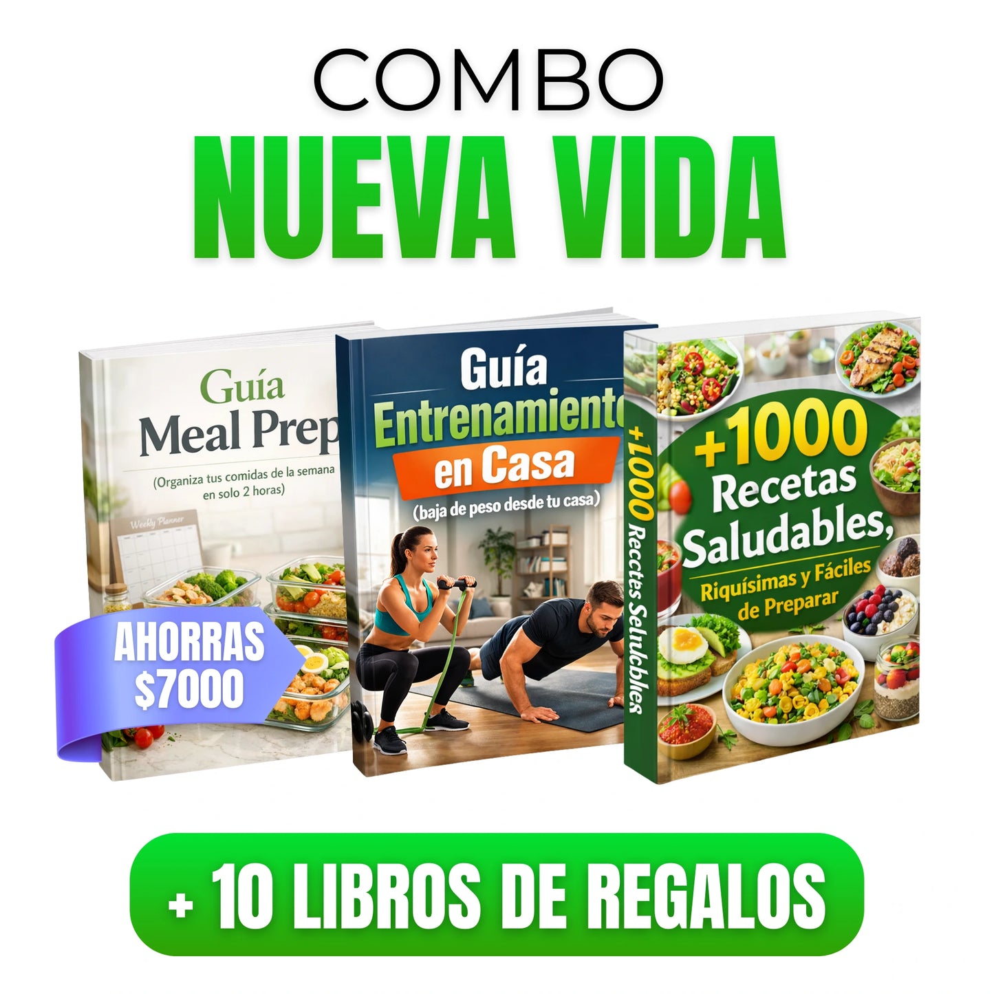 COMBO Nueva Vida + 10 Libros de Regalo
