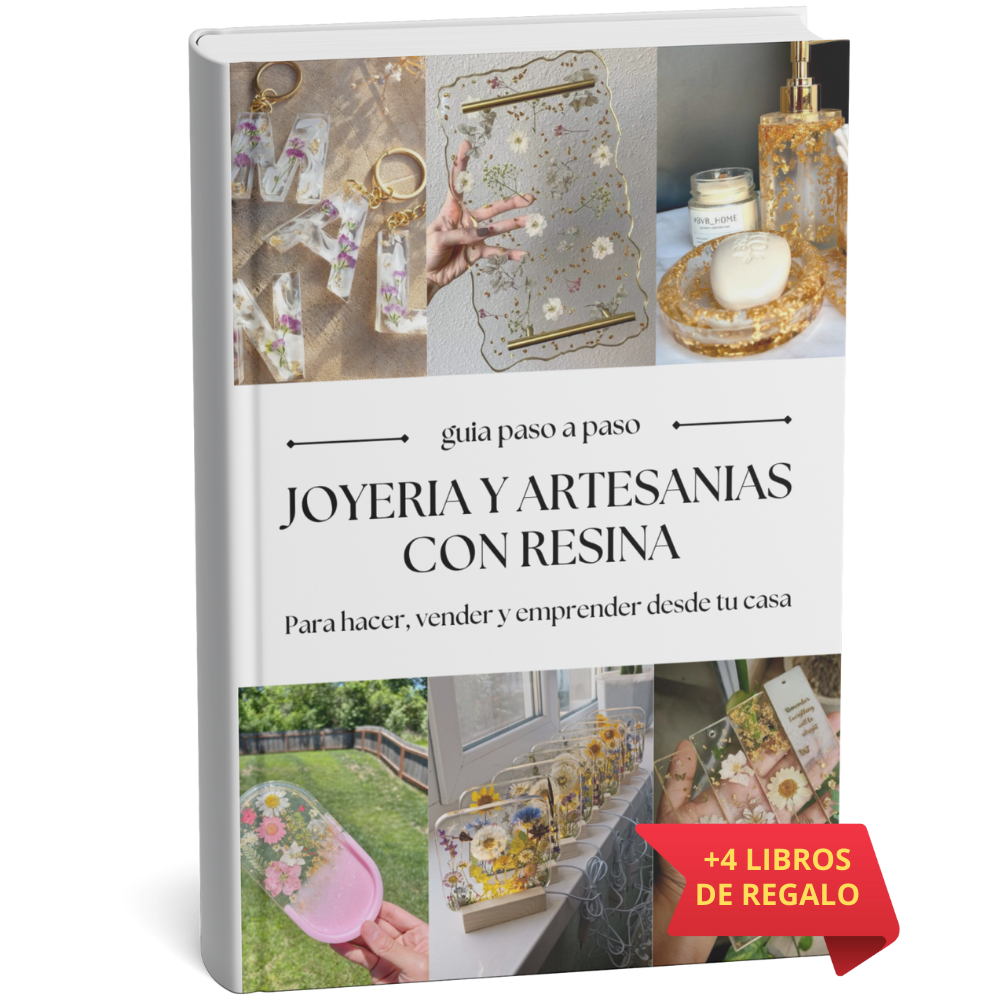 Joyeria y Artesanias en Resina Epoxi + 4 Regalos