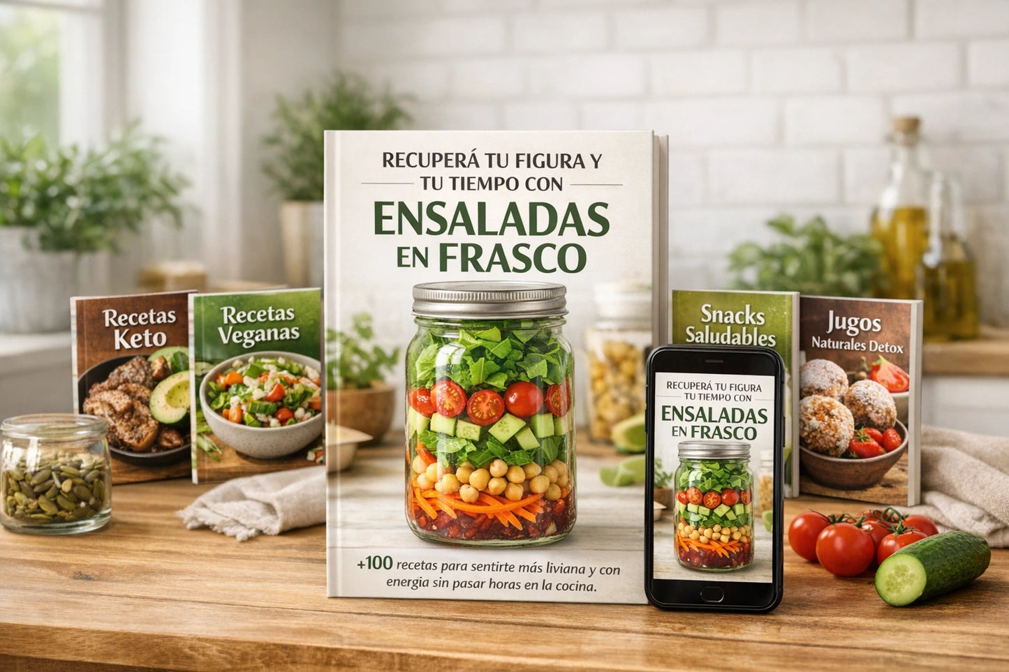 Recuperá tu Figura y Tiempo con Ensaldas en Frasco + 10 Regalos
