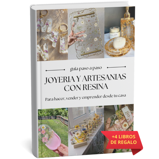 Joyeria y Artesanias en Resina Epoxi + 4 Regalos